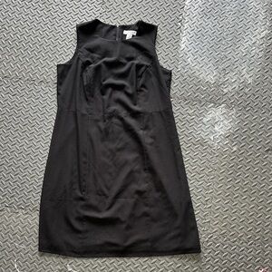 Sag Harbor Black Sleeveless Sheath Dress